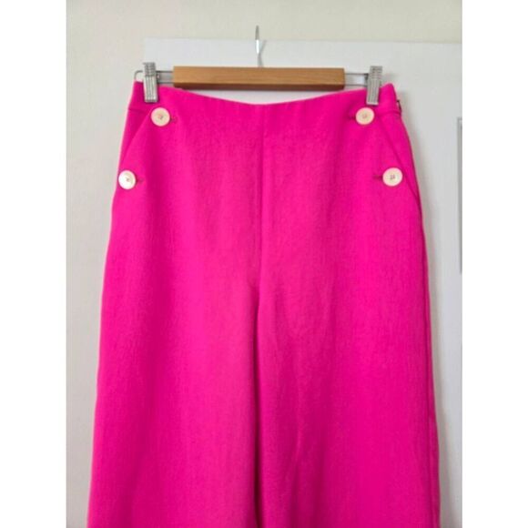 J. Crew Wide-leg sailor pant in triple dobby 4 - Picture 3 of 10